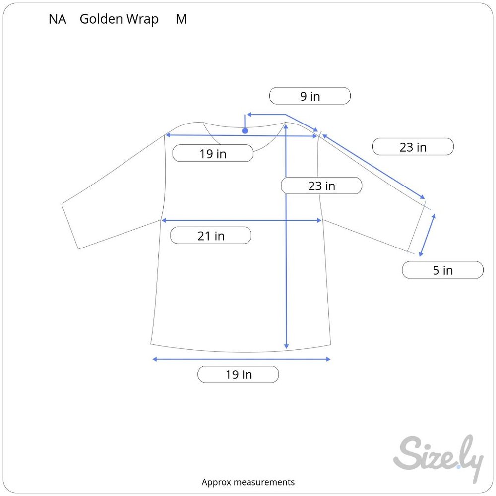 Gorgeous Golden Long Sleeves Wrap - Picture 7 of 7